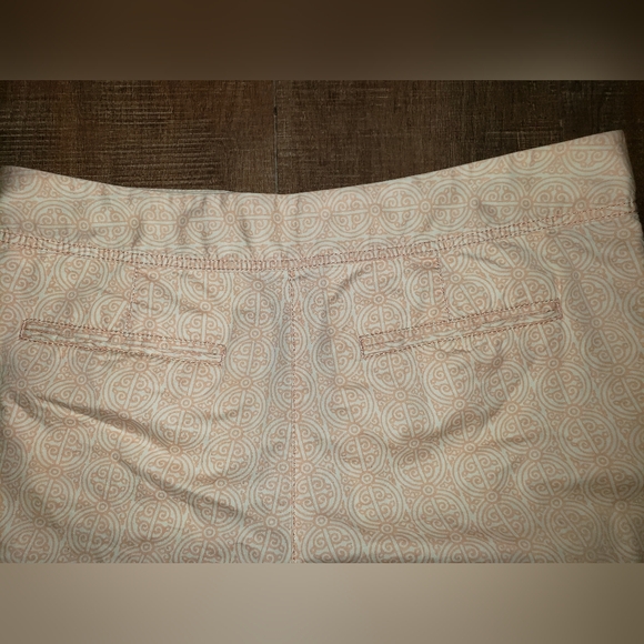 Loft Women's Geometric shape Cotton & Linen blend Shorts SZ 6 - Picture 6 of 7